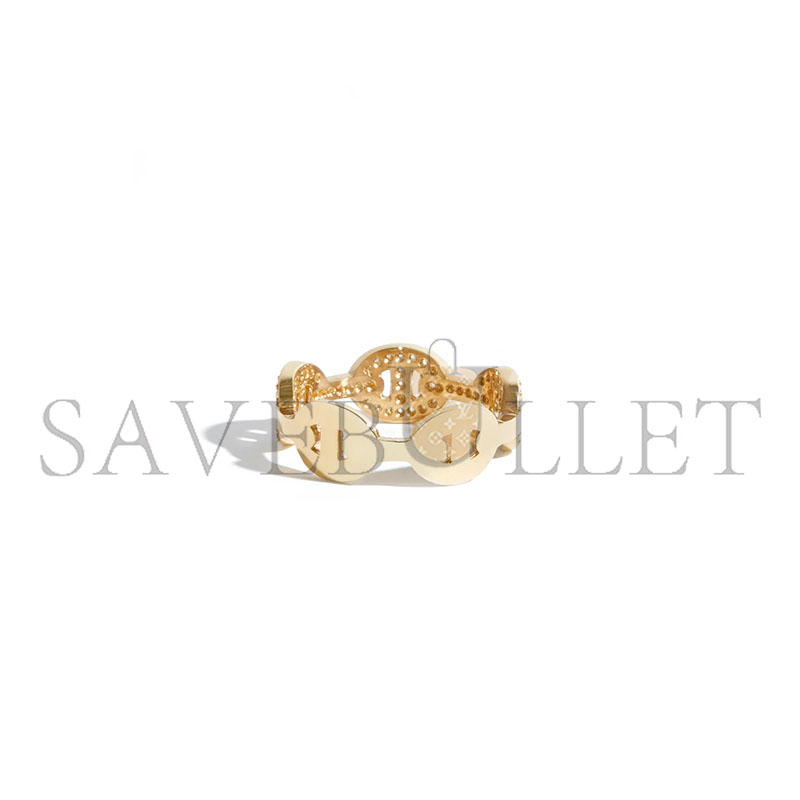 H**mes pig nose farandole ring in gold